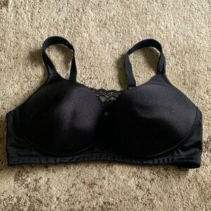 Jodee black soft padded black bra size 42c